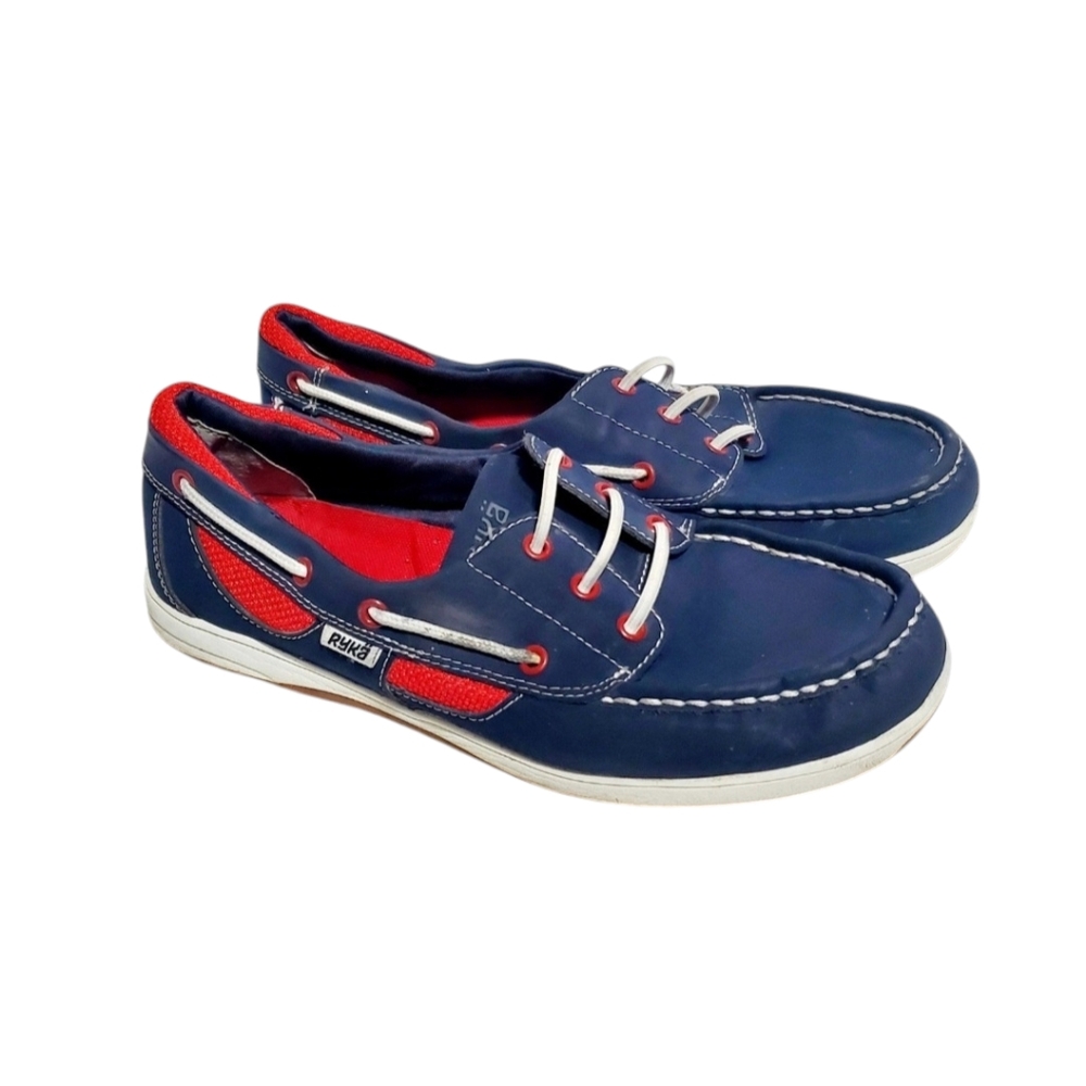 Ryka Shoes Women's Chatham Slip On Boat Blue A231749 Low Top Leather. Size 8.5 - Picture 4 of 12
